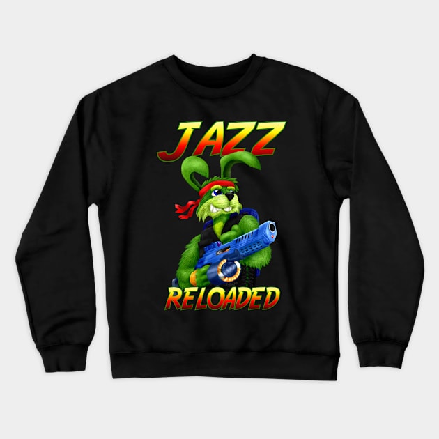 Jazz Jackrabbit 2 - 20 Years Anniversary Crewneck Sweatshirt by SpaceCop